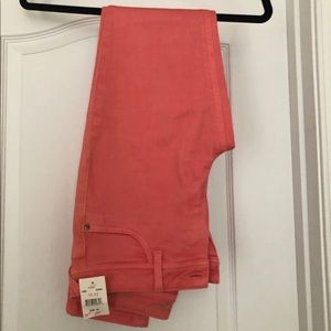 NWT DL 1961 skinny jeans in coral